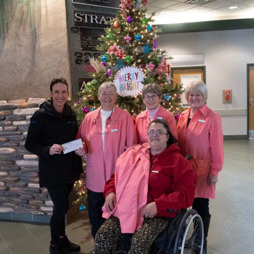 Dawson Creek Hospital Auxiliary gives to NLC students