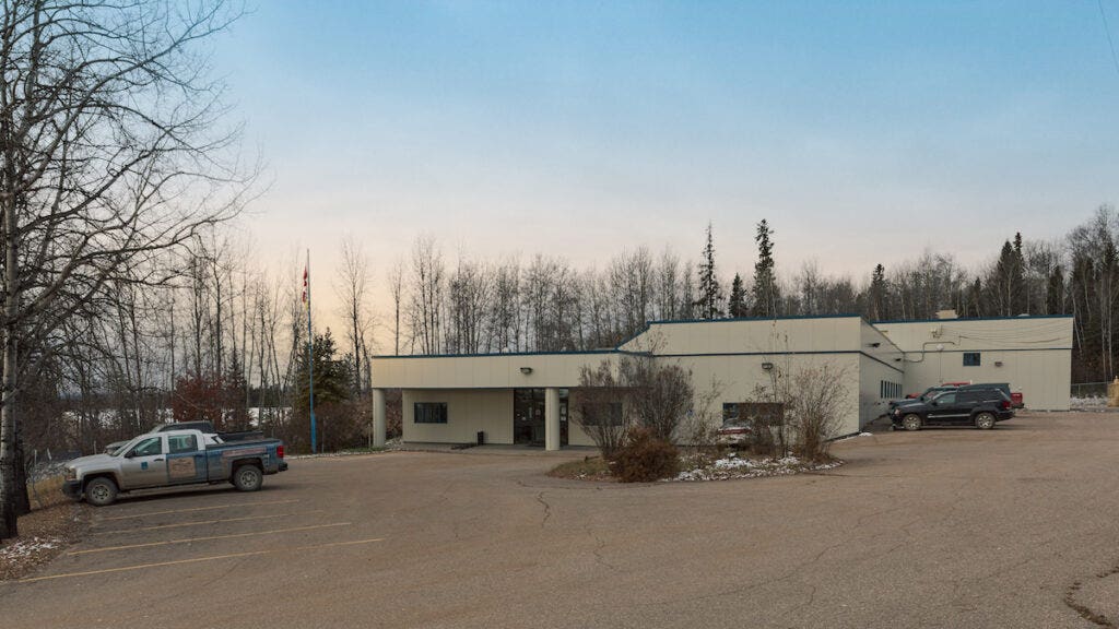 Exterior view of the NLC Fort Nelson Campus