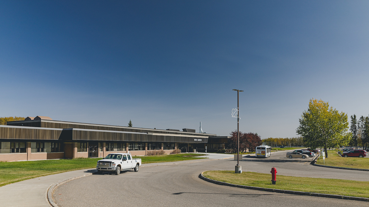 Exterior shot of NLC Fort St. John Campus