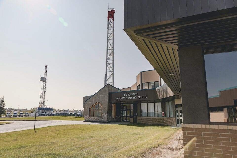 Exterior Shot of the Jim Kassen Industry Training Centre - NLC Fort St. John campus