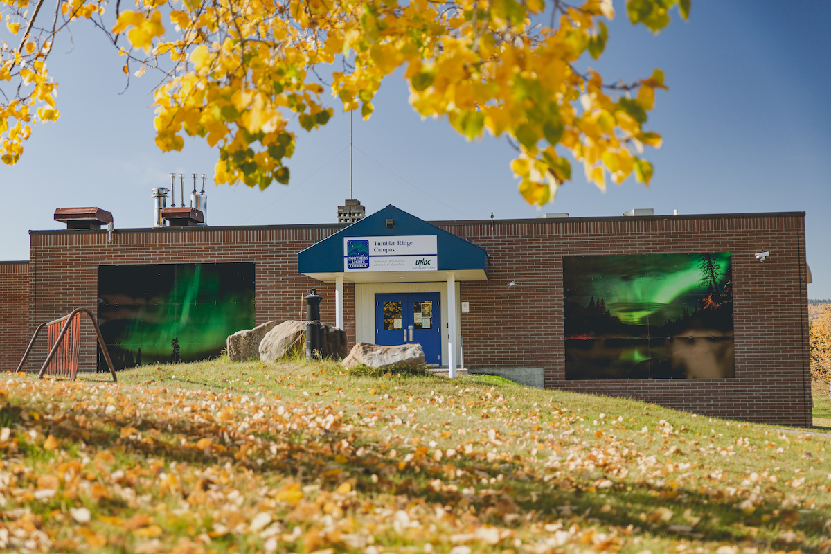 Exterior shot of NLC Tumbler Ridge Campus