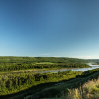 View of a river in northern bc