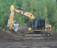 Students in Fort Nelson are working on a motocross track.