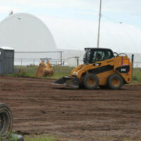 Students in Fort Nelson are working on a motocross track.