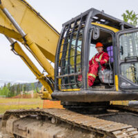 Students in Tumbler Ridge rebuilt a stock car race track.